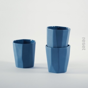 Porcelanowy kubek espresso LIMBO granat