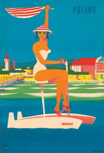 Plakat Poland Sopot