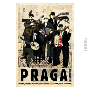 Mini plakat Praga