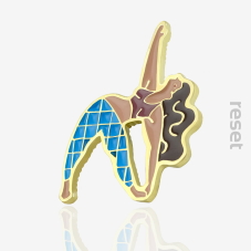 Pin JOGA TRIKONASANA