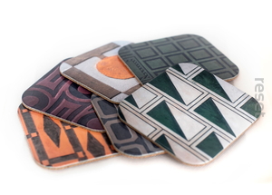 Podkładki "Sgraffita staromiejskie"/Coasters "Warsaw Old Town sgraffito"