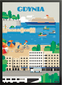 Plakat GDYNIA 50x70cm W TUBIE