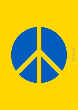 Plakat charytatywny Peace for Ukraine 50x70
