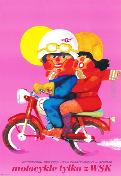 Plakat Motocykle tylko z WSK