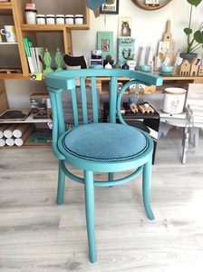Thonet turkusowy lata 50.
