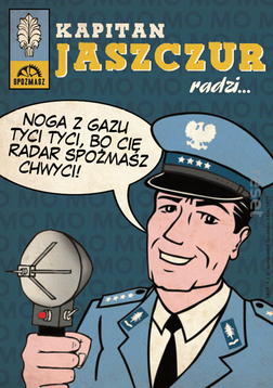 Plakat Kapitan Jaszczur radzi  42x60 TUBA