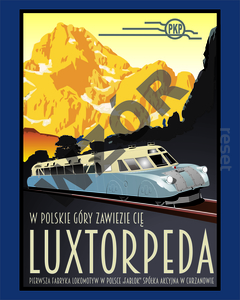 plakat LUXTORPEDA, format 100x70