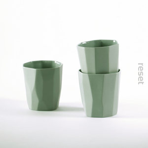 Porcelanowy kubek espresso LIMBO miętowy