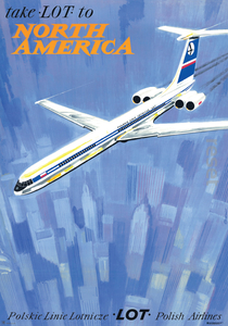 Plakat LOT North America #6