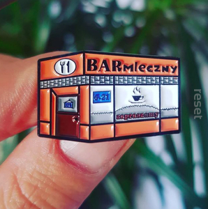 Pin BAR MLECZNY