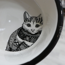Ceramiczna miseczka dla kota 