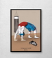 Plakat Trening czyni mostek 50x70cm BEZ RAMY
