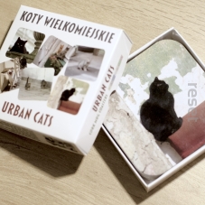 Podkładki "Koty warszawskie"/Coasters "Warsaw urban cats"