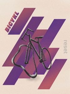 plakat BICYKL 50 x 70
