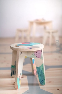 Taboret Kwietnik Papuga