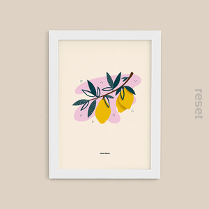 Plakat Cytryna 30x40 w tubie