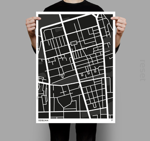 Plakat Sitodruk Mokotów 50x70 BEZ RAMY