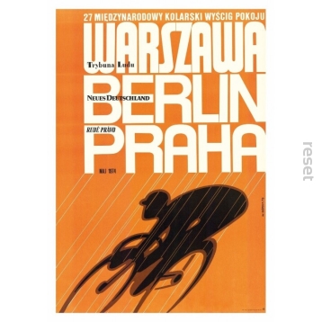 Mini plakat Wyścig Pokoju Warszawa-Berlin-Praha