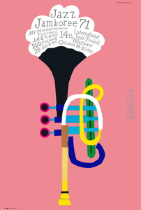 Plakat XIV Międzynarodowy Festiwal Jazzowy Jazz Jamboree 1971